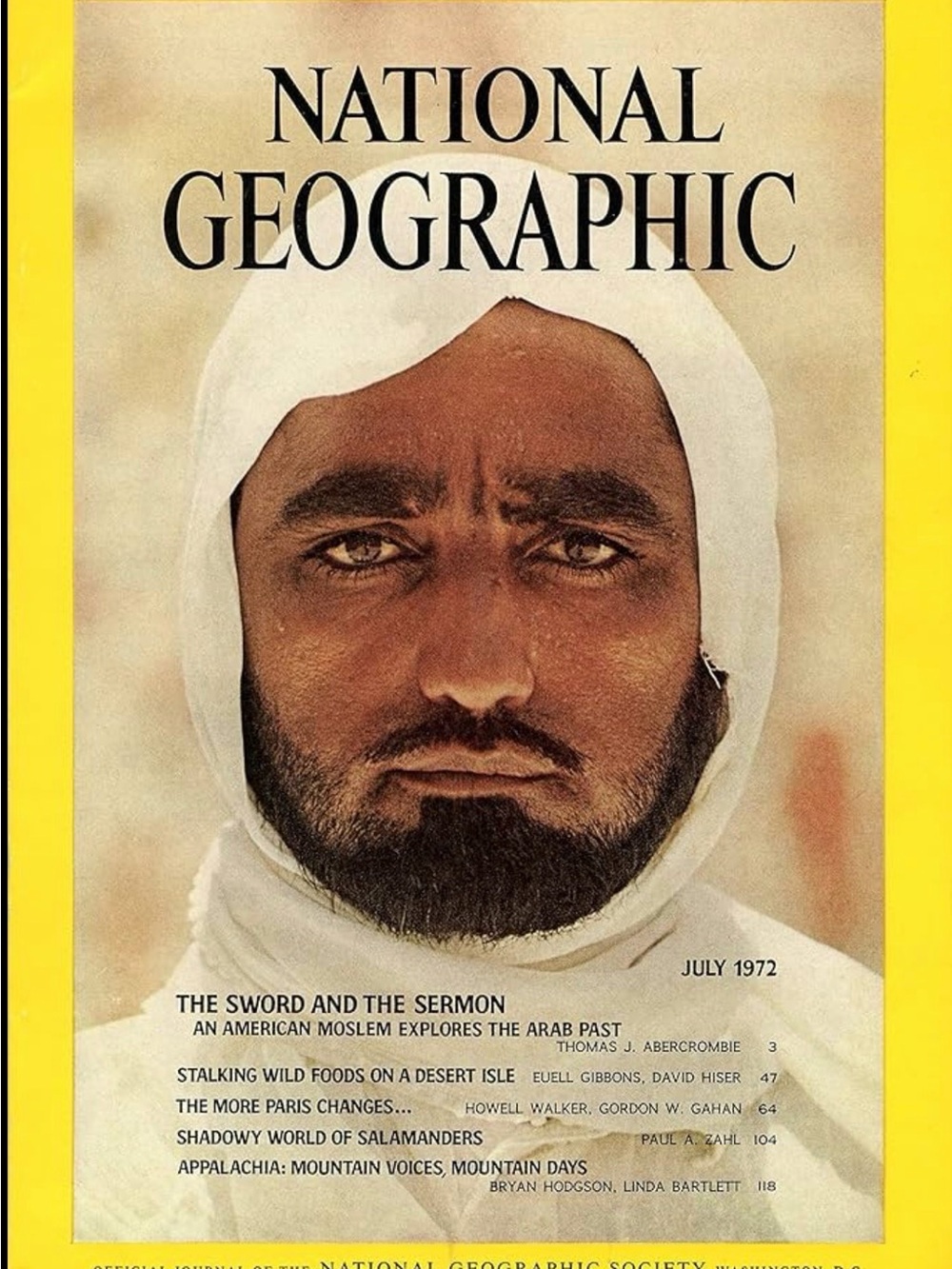 National Geographic Saudi Warrior Cover Print - White